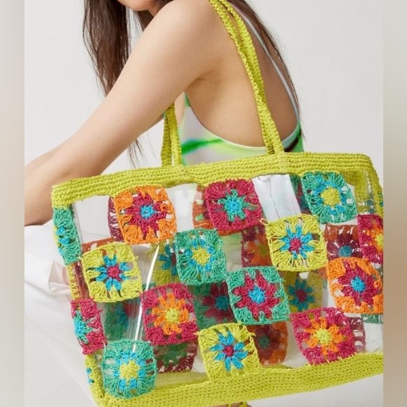 Urban Outfitters Handbags - NWT UO ‘Granny’ Crochet Tote Bag
